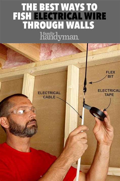 fishing from electrical box|fishing electrical wires through walls.